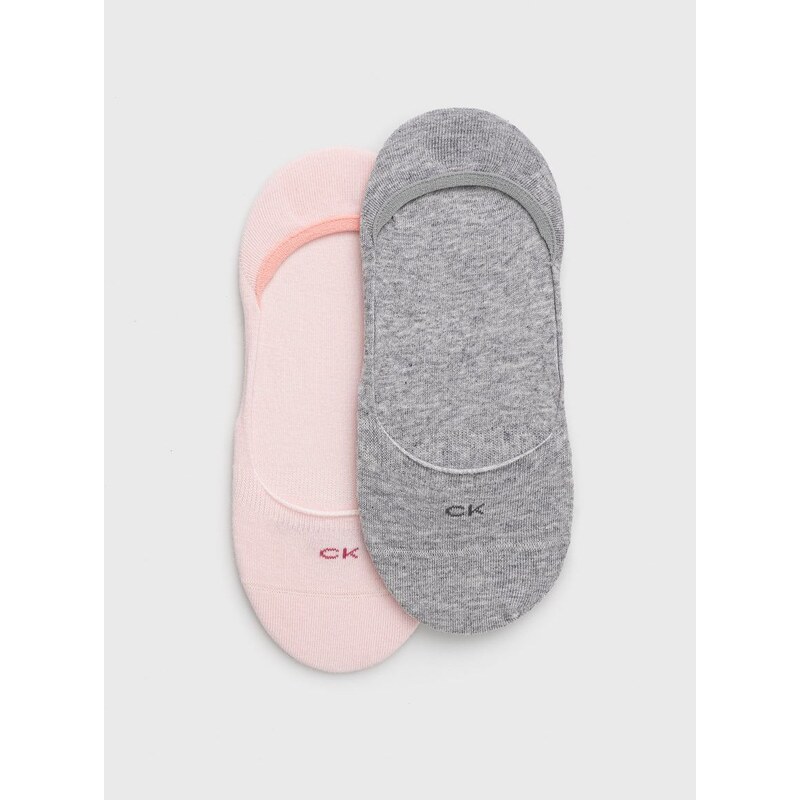 Calvin Klein zokni (2 pár) rózsaszín, női