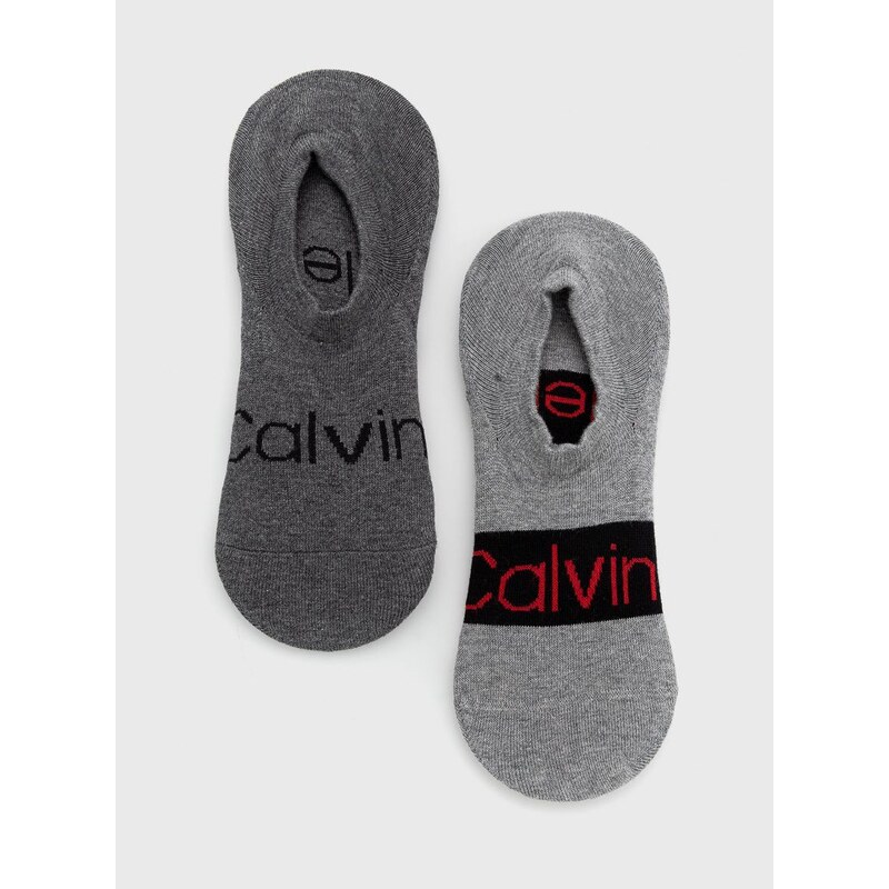 Calvin Klein zokni szürke, férfi