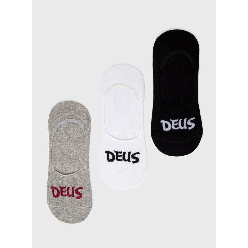 Deus Ex Machina zokni (3 pár) szürke, férfi