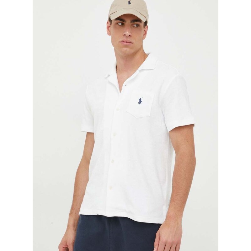 Polo Ralph Lauren ing férfi, galléros, fehér, regular