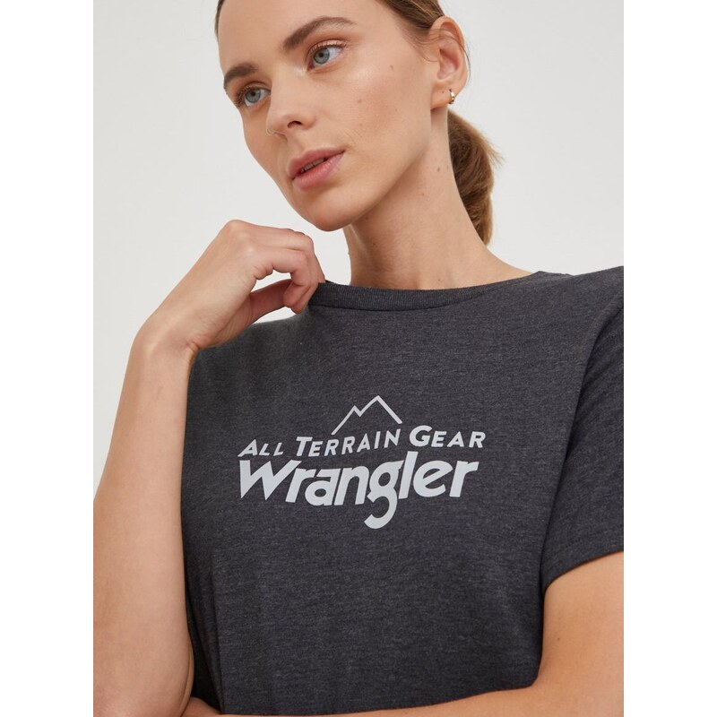 Wrangler t-shirt Atg női, szürke