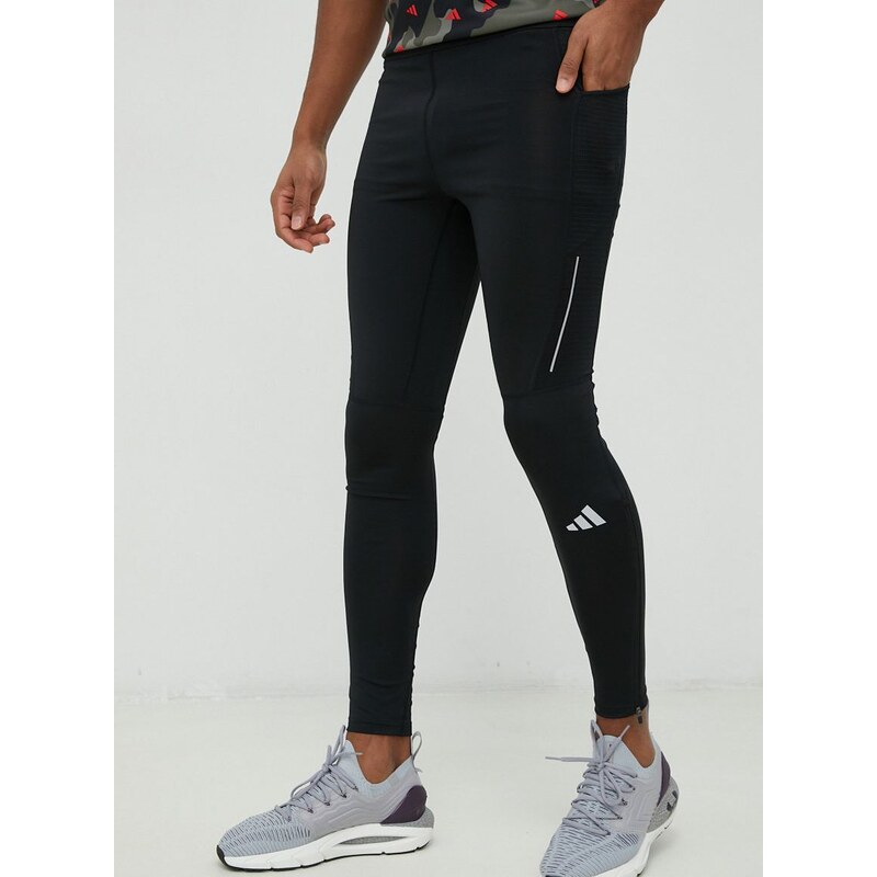 adidas Performance legging futáshoz Own the Run fekete, férfi, sima, HM8444