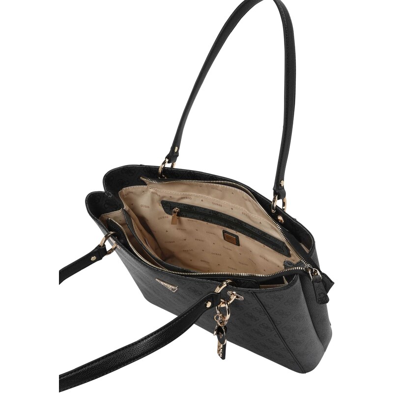 GUESS Shopper táska 'Noelle' antracit / fekete