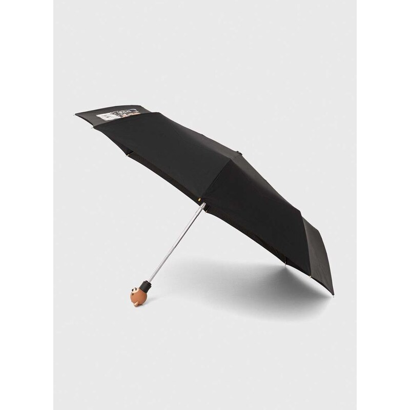 Moschino esernyő fekete, 8061 OPENCLOSEA