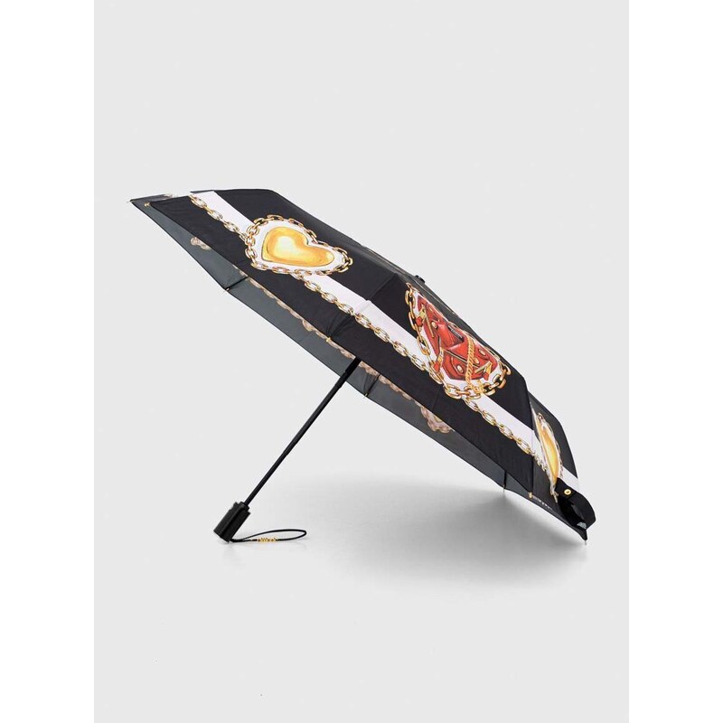 Moschino esernyő fekete, 8951 OPENCLOSEA