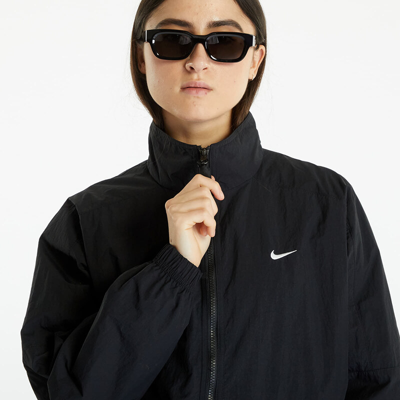 Férfi széldzseki Nike Sportswear Solo Swoosh Men's Track Jacket Black/ White
