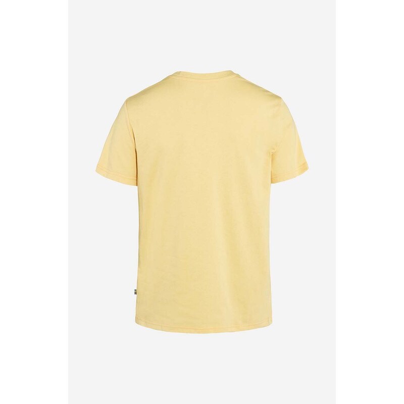 Fjallraven t-shirt sárga, nyomott mintás, F87310