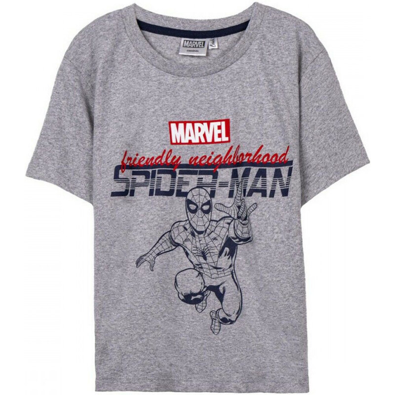 Spiderman Rövid ujjú póló Spider-Man Szürke Gyermek