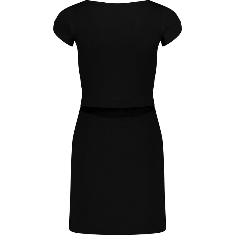 Nordblanc Fekete női ruha WAISTLINE