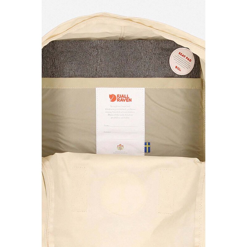 Fjallraven hátizsák Kanken F23510 115 bézs, nagy, nyomott mintás