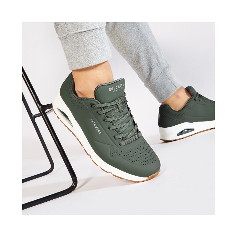 Skechers uno - stand on air OLIVE