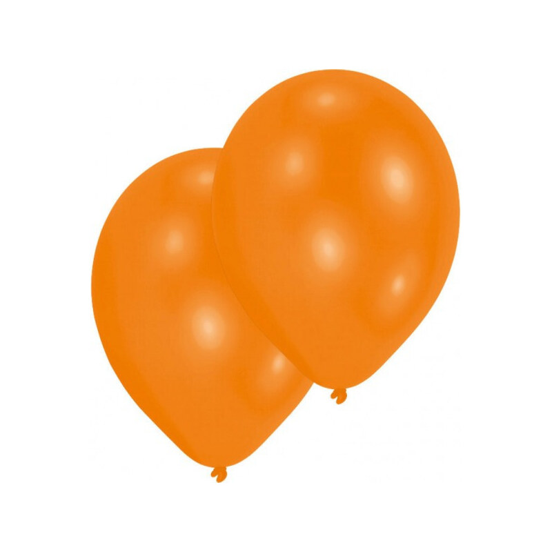 Narancssárga Orange léggömb, lufi 10 db-os 11 inch (27,5 cm)