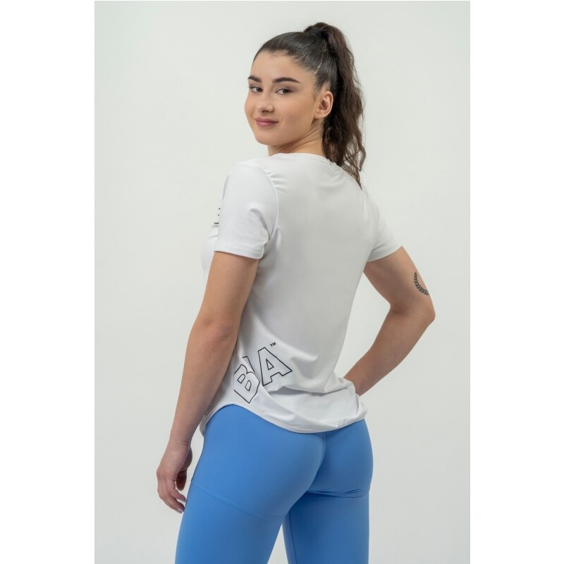 Nebbia FIT Activewear funkcionális póló rövid ujjal 440 - FEHÉR