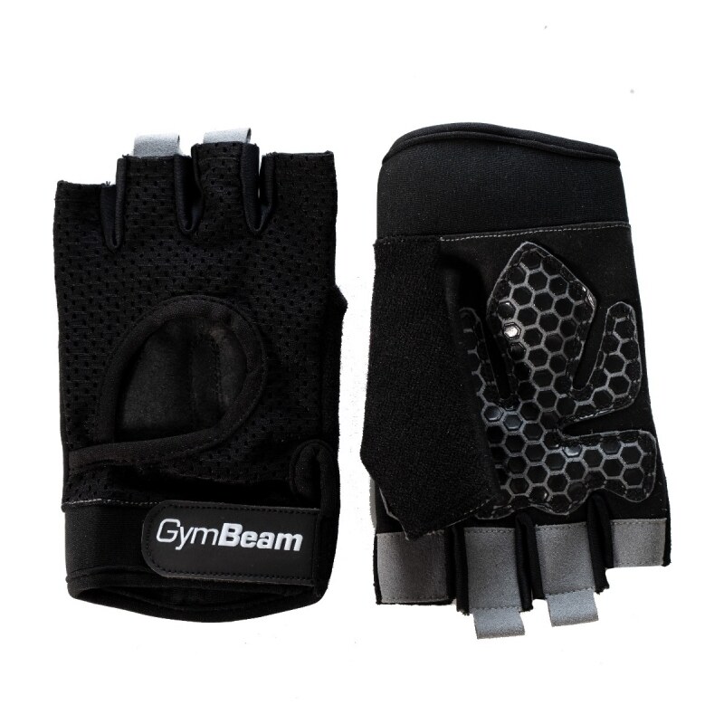 GymBeam Grip fekete edzőkesztyű