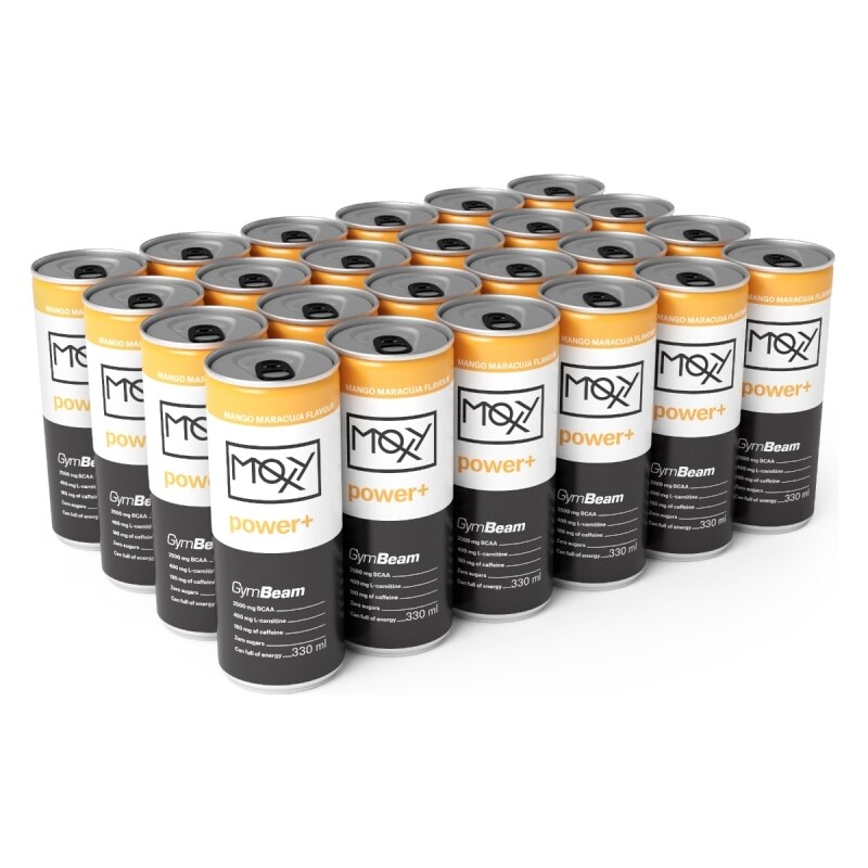 GymBeam MOXY power+ Energy Drink - 24 x 330 ml