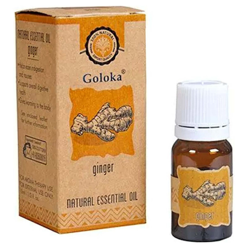 JAMMStore Goloka Ginger (Gyömbér) Indiai Esszenciális Olaj (10 ml)