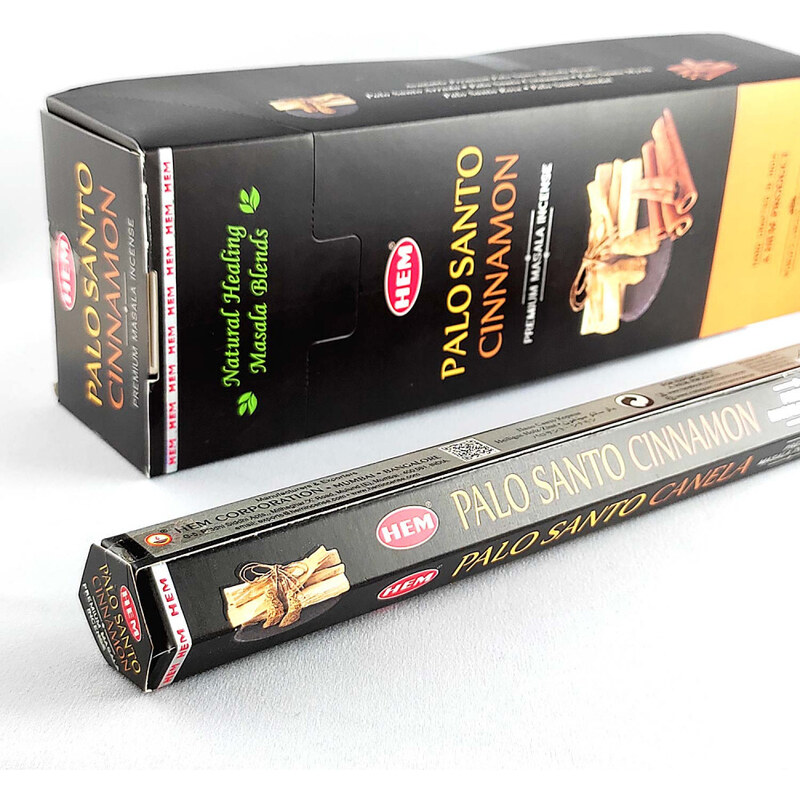 JAMMStore HEM Palo Santo Cinnamon Fahéj Indiai Füstölő (15gr) Limitált Kiadás