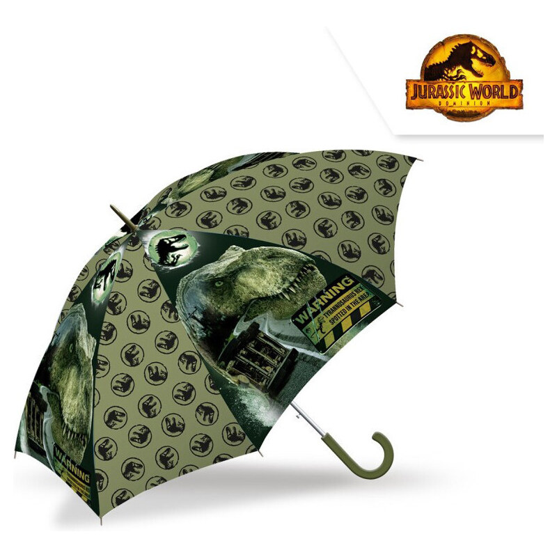 KORREKT WEB Jurassic World gyerek félautomata esernyő Ø70 cm