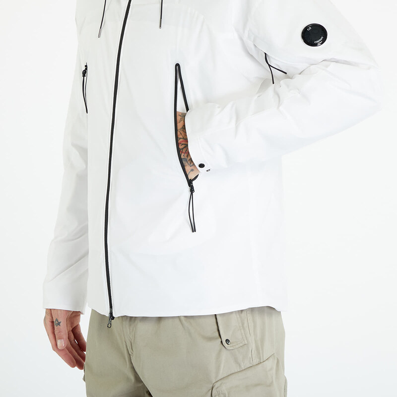Férfi kabát C.P. Company Pro-Tek Hooded Jacket Gauze White