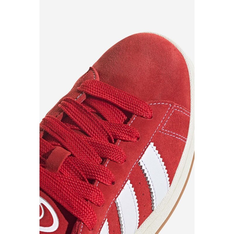 adidas Originals velúr sportcipő Campus 00S piros, H03474