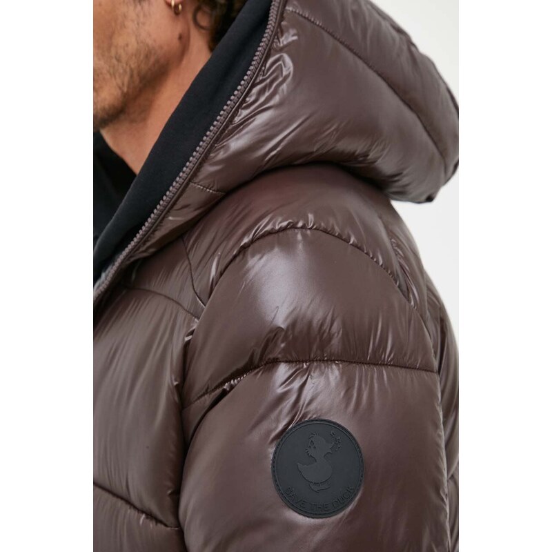 Save The Duck rövid kabát férfi, barna, téli