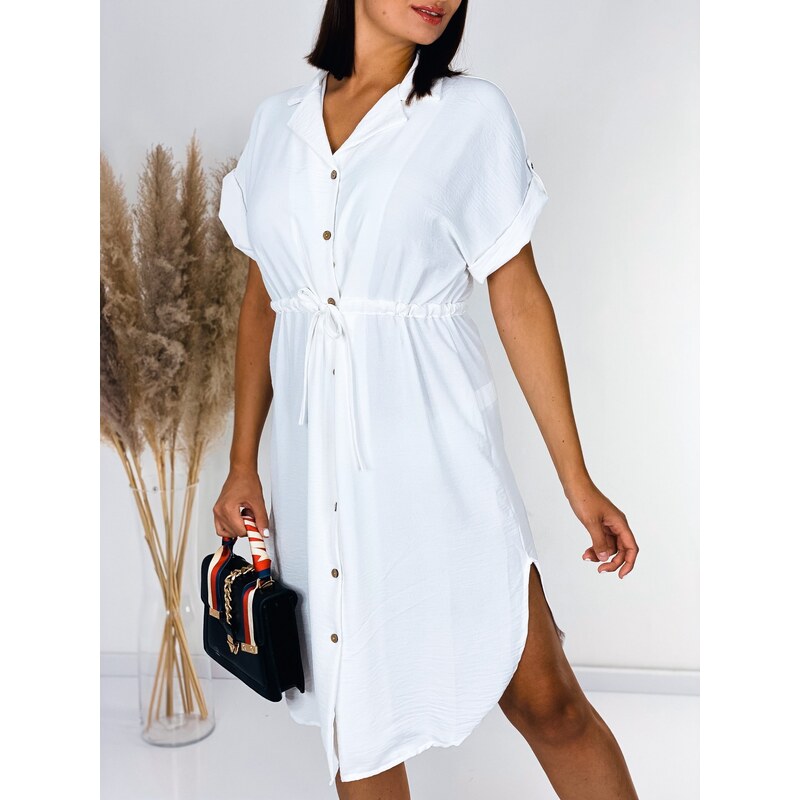 Webmoda Női fehér ingruha megkötővel