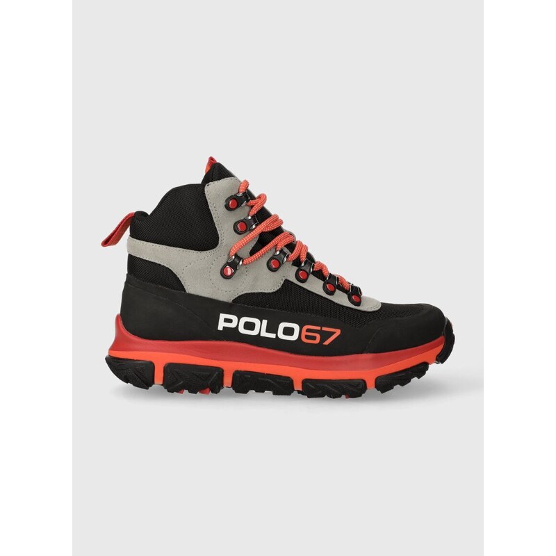 Polo Ralph Lauren cipő Advtr 300Mid fekete, 809913269001