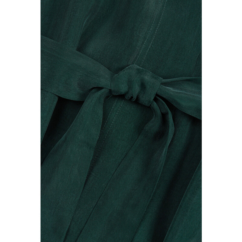 RUHA GANT RELAXED UTILITY SHIRT DRESS zöld 34