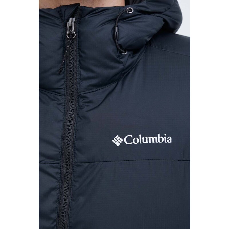 Columbia rövid kabát férfi, fekete, átmeneti