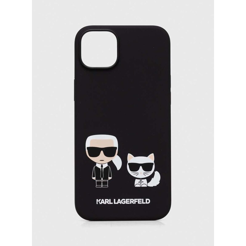 Karl Lagerfeld telefon tok iPhone 14 Plus 6,7 fekete