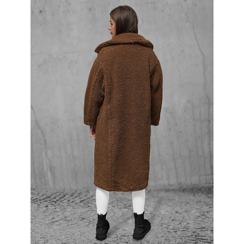 Női kabát barna OZONEE O/Z01