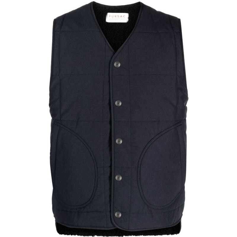 FURSAC pressstud padded gilet Blue GLAMI.hu