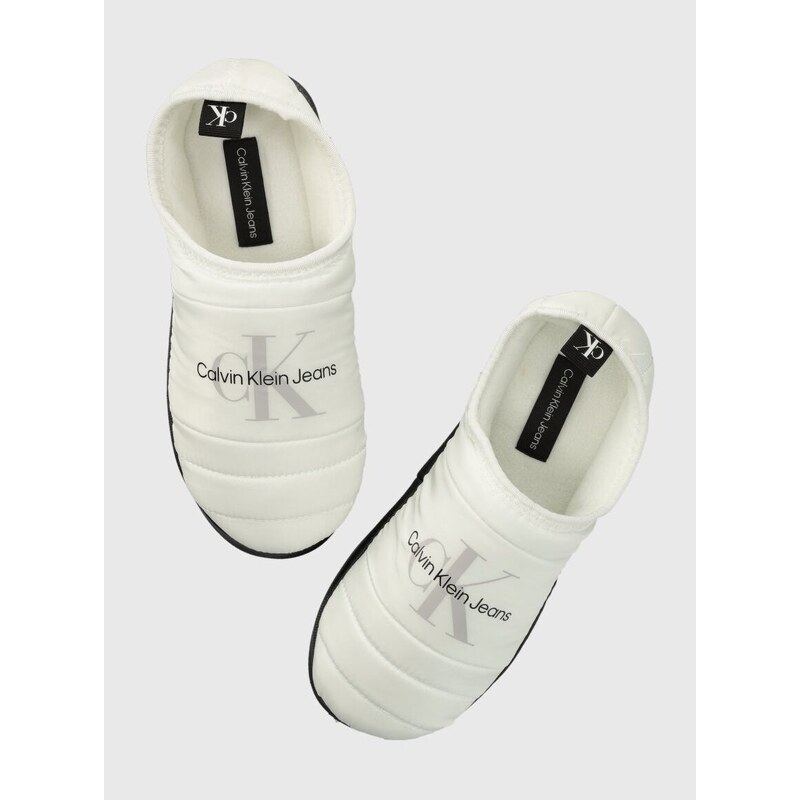Calvin Klein Jeans papucs HOME SLIPPER MONO WN fehér, YW0YW00747