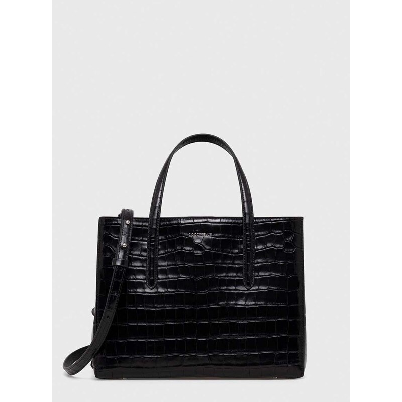 Coccinelle bőr táska fekete