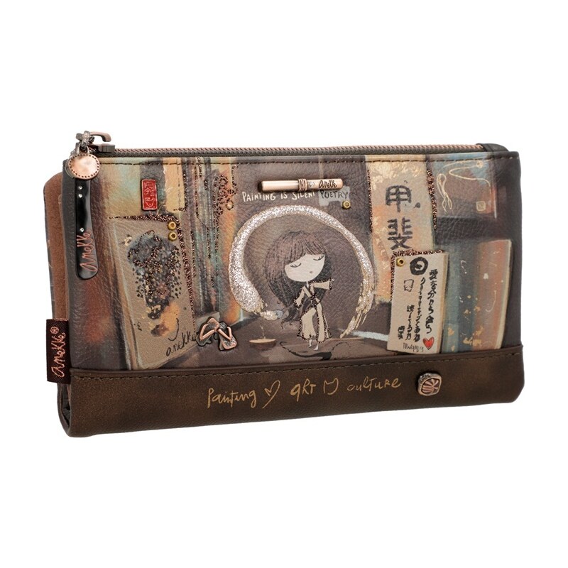 Anekke SHOEN RFID védett, nagy, két oldalas irattartós pénztárca 37709-907