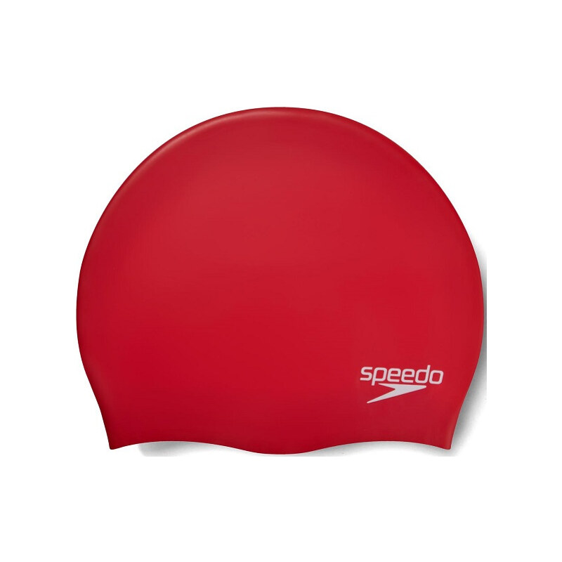 úszósapka speedo plain moulded silicone cap piros