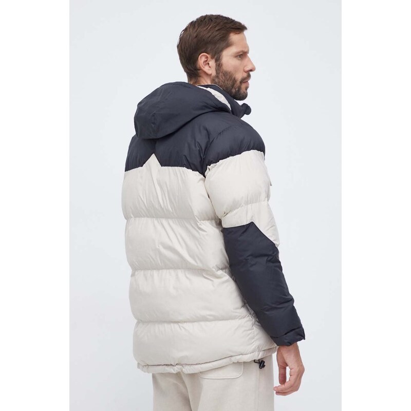 Columbia rövid kabát Ballistic Ridge Oversized Puffer férfi, bézs, téli, oversize,