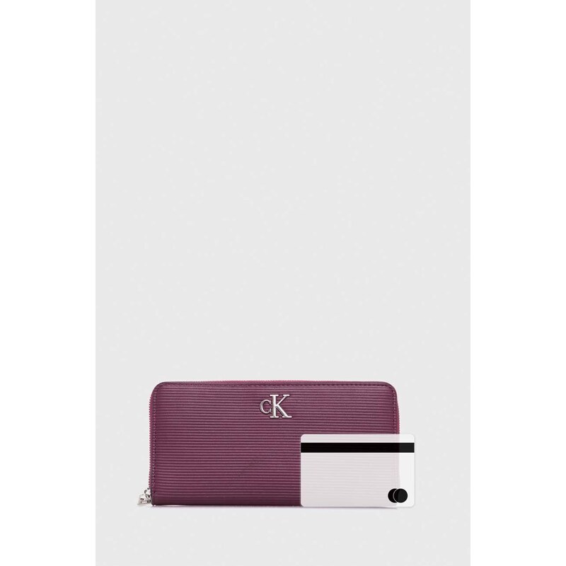 Calvin Klein Jeans pénztárca lila, női
