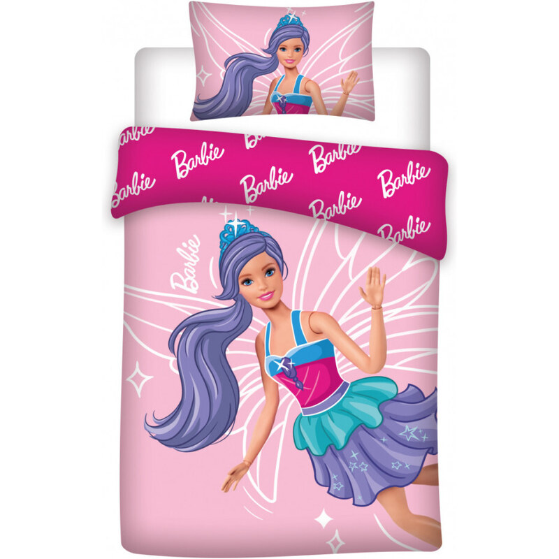 Barbie Wings gyerek ágyneműhuzat 100×135 cm, 40×60 cm