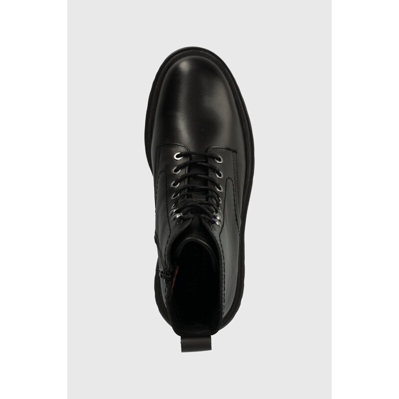 Marc O'Polo bőr cipő fekete, férfi, 30825896301100 MM1M3019