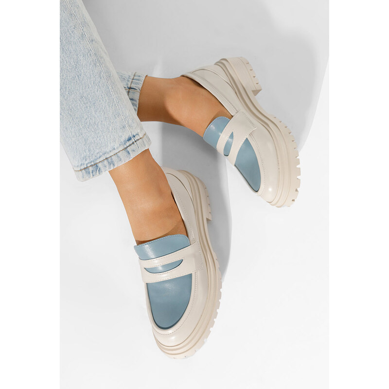 Zapatos Rylee v3 bézs női telitalpú mokaszin