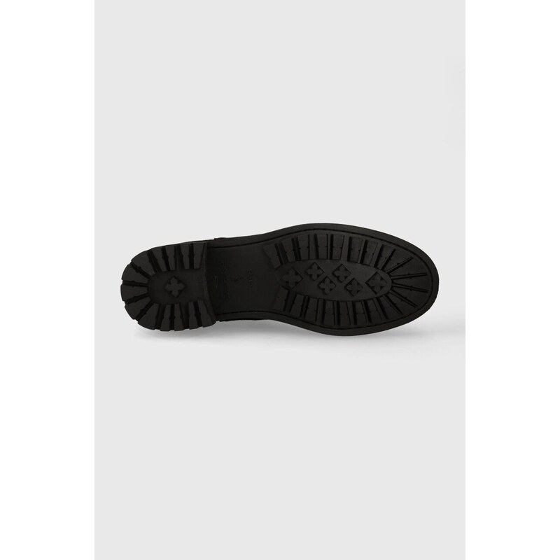 Polo Ralph Lauren magasszárú cipő velúrból Bryson Chls fekete, férfi, 812913541001