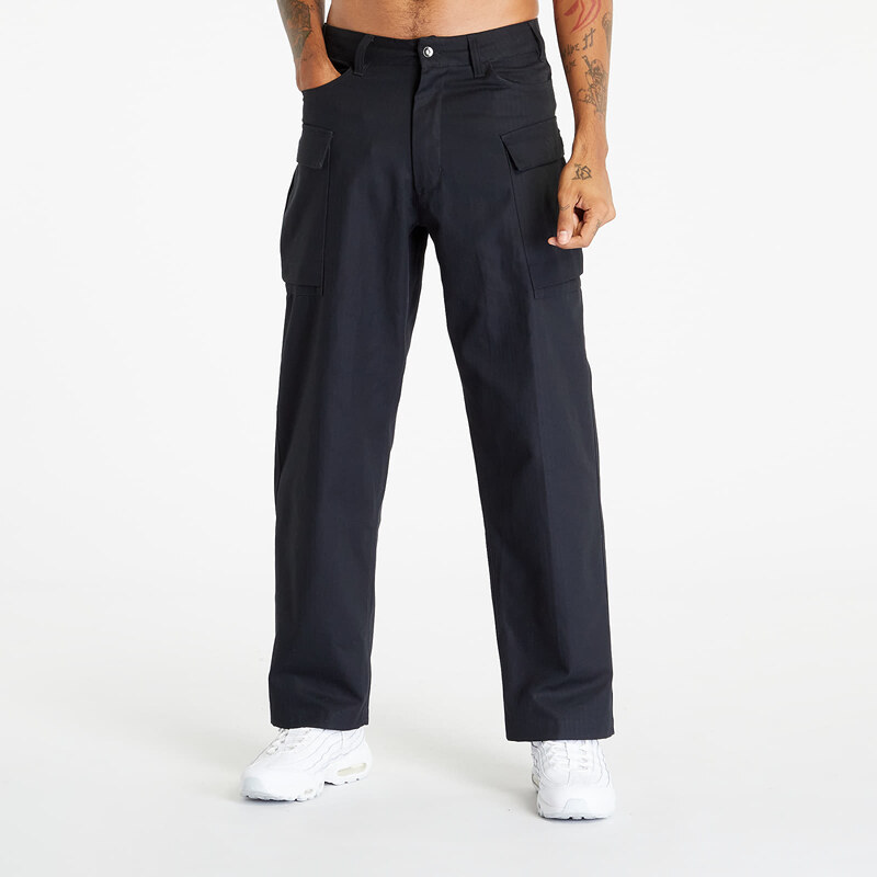 Férfi cargo nadrág Nike Life Men's Cargo Pants Black/ Black