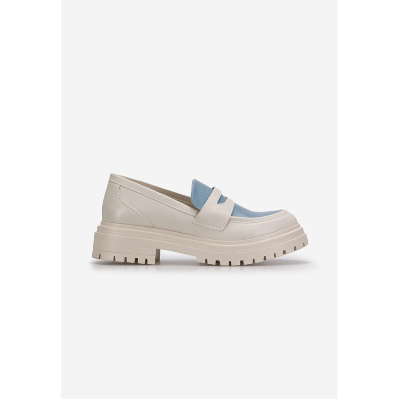 Zapatos Rylee v3 bézs női telitalpú mokaszin