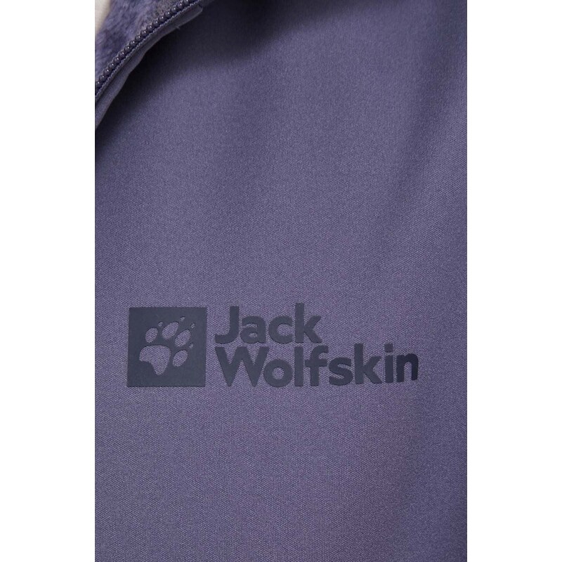 Jack Wolfskin szabadidős kabát Windhain lila, átmeneti