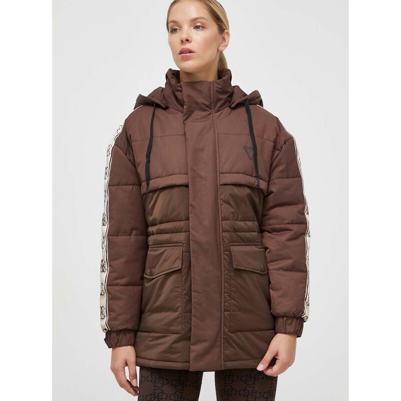 Guess rövid kabát női, barna, téli