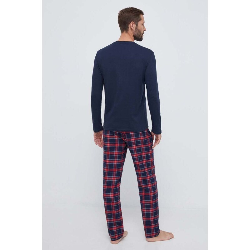 Emporio Armani Underwear pamut pizsama mintás