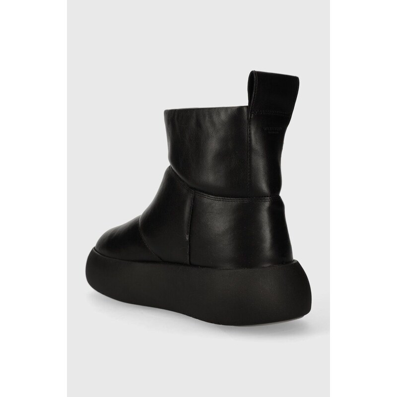 Vagabond Shoemakers bőr cipő AYLIN fekete, női, téliesített, platformos, 5636.101.20