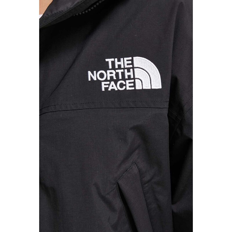 The North Face rövid kabát női, fekete, átmeneti, oversize