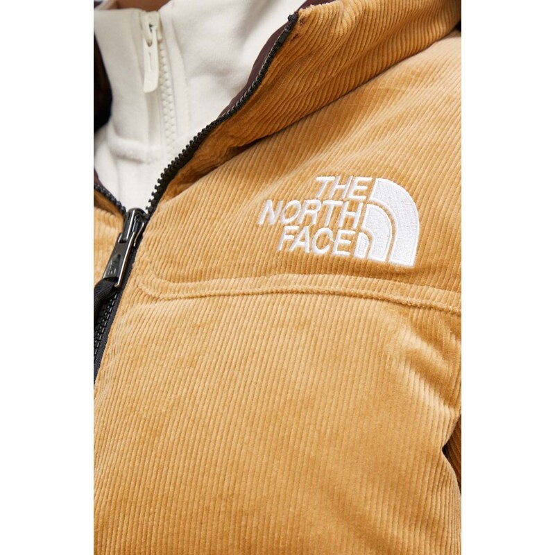 The North Face kifordítható sportdzseki női, sárga, téli